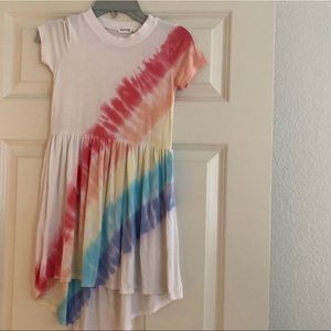 Girls Hi-Lo Rainbow Dress